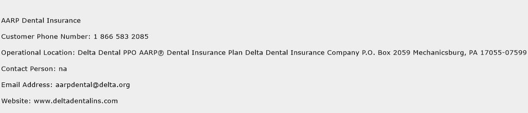 AARP Dental Insurance Phone Number Customer Service