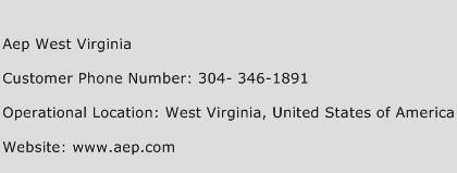 AEP West Virginia Phone Number Customer Service