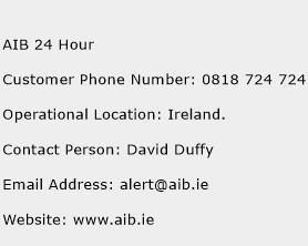 AIB 24 Hour Phone Number Customer Service