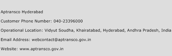 APTRANSCO Hyderabad Phone Number Customer Service