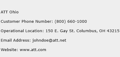 ATT Ohio Phone Number Customer Service
