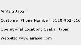 AirAsia Japan Phone Number Customer Service