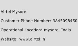 Airtel Mysore Phone Number Customer Service