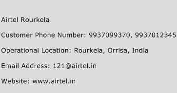 Airtel Rourkela Phone Number Customer Service