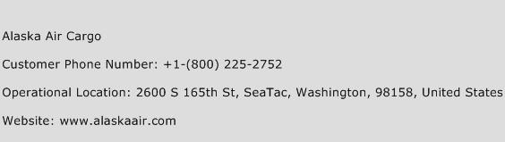 Alaska Air Cargo Phone Number Customer Service