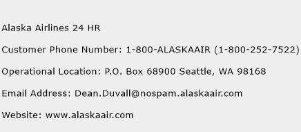 Alaska Airlines 24 HR Phone Number Customer Service