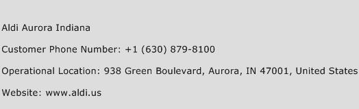 Aldi Aurora Indiana Phone Number Customer Service
