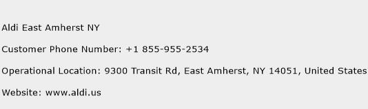 Aldi East Amherst NY Phone Number Customer Service