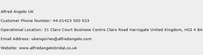 Alfred Angelo UK Phone Number Customer Service