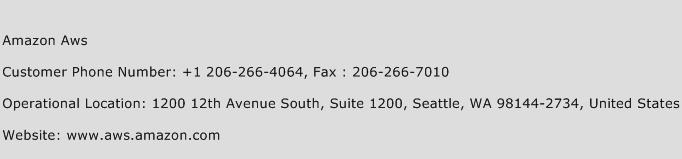Amazon Aws Phone Number Customer Service