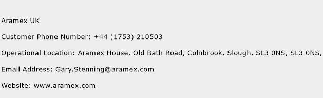 Aramex UK Phone Number Customer Service