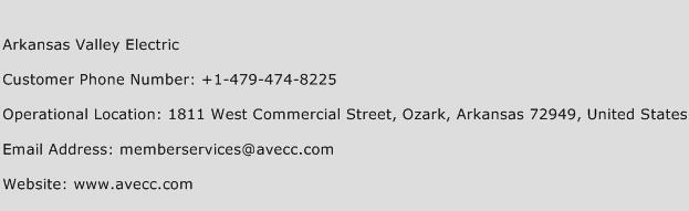 Arkansas Valley Electric Phone Number Customer Service