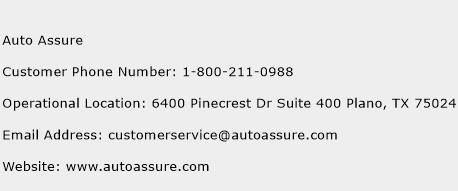 Auto Assure Phone Number Customer Service
