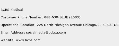 BCBS Medical Phone Number Customer Service