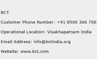 BCT Phone Number Customer Service