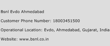 BSNL Evdo Ahmedabad Phone Number Customer Service