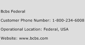 Bcbs Federal Phone Number Customer Service
