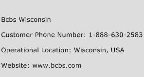 Bcbs Wisconsin Phone Number Customer Service