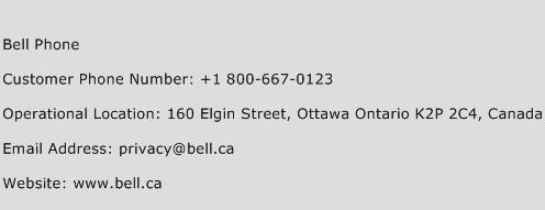 Bell Phone Phone Number Customer Service