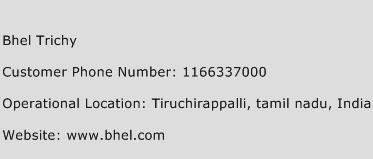Bhel Trichy Phone Number Customer Service