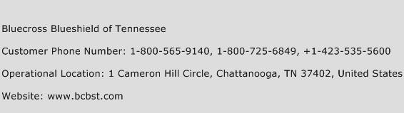 Bluecross Blueshield of Tennessee Phone Number Customer Service