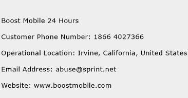 Boost Mobile 24 Hours Phone Number Customer Service