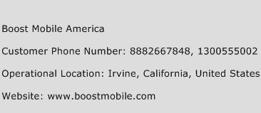 Boost Mobile America Phone Number Customer Service