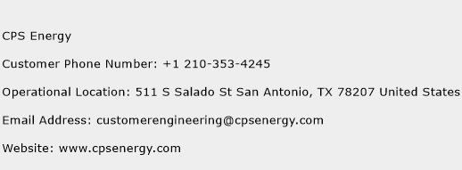 CPS Energy Phone Number Customer Service