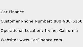 Car Finance Phone Number Customer Service
