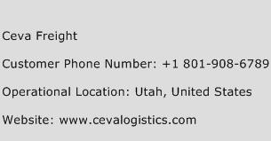 Ceva Freight Phone Number Customer Service