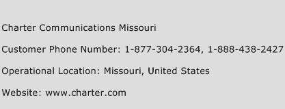Charter Communications Missouri Phone Number Customer Service