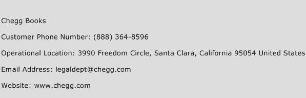 Chegg Books Phone Number Customer Service