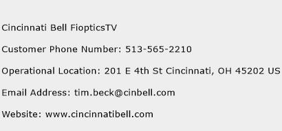 Cincinnati Bell FiopticsTV Phone Number Customer Service