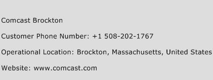 Comcast Brockton Phone Number Customer Service