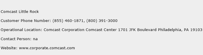 Comcast Little Rock Phone Number Customer Service