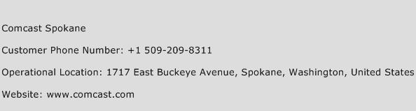 Comcast Spokane Phone Number Customer Service