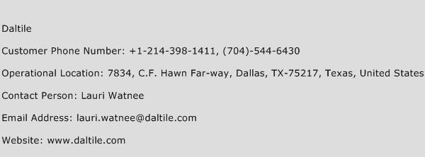 Daltile Phone Number Customer Service
