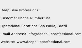 Deep Blue Professional Phone Number Customer Service