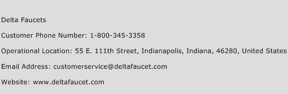 Delta Faucets Phone Number Customer Service
