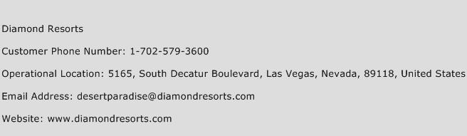 Diamond Resorts Phone Number Customer Service
