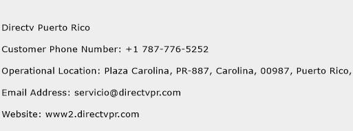 Directv Puerto Rico Phone Number Customer Service