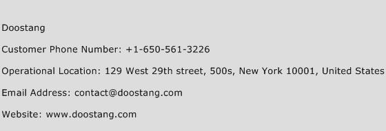 Doostang Phone Number Customer Service
