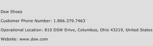 Dsw Shoes Phone Number Customer Service
