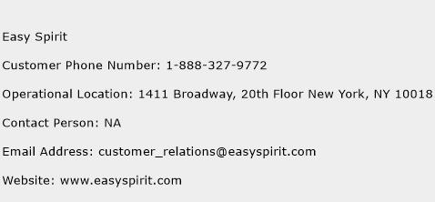 Easy Spirit Phone Number Customer Service