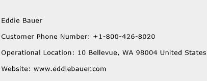 Eddie Bauer Phone Number Customer Service