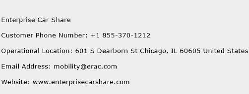 Enterprise Car Share Phone Number Customer Service