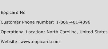 Eppicard Nc Phone Number Customer Service
