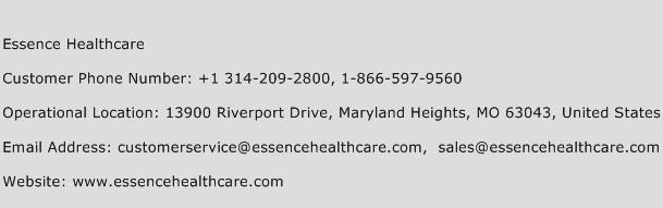 Essence Healthcare Phone Number Customer Service