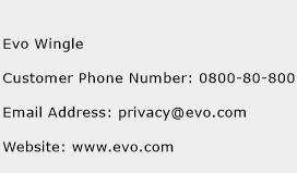 Evo Wingle Phone Number Customer Service