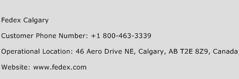 Fedex Calgary Phone Number Customer Service